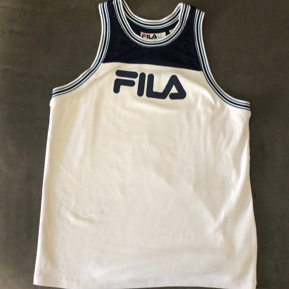 FILA active high neck tank.